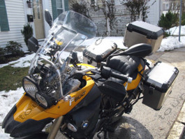 Laminar Lip tuuliohjain BMW F800GS korkealle lasillle 2009-