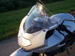 Laminar Lip tuuliohjain BMW K1200R Sport 2007-, K1300R Sport 2009-, Tumma