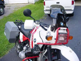 Laminar Lip tuuliohjain BMW R100GS tummennettu, Kaikki vm