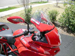 Laminar Lip tuuliohjain Ducati Multistrada 2005-2009