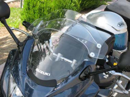 Laminar Lip tuuliohjain Suzuki Bandit 1250S, 2007-2009