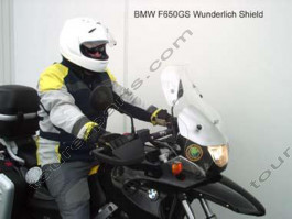 Laminar Lip tuuliohjain BMW F650GS, Kirkas, Wunderlich lasille