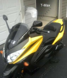 Laminar Lip tuuliohjain Yamaha T-Max 500, 2009-