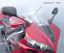 Laminar Lip tuuliohjain Yamaha R1, 2004-2006